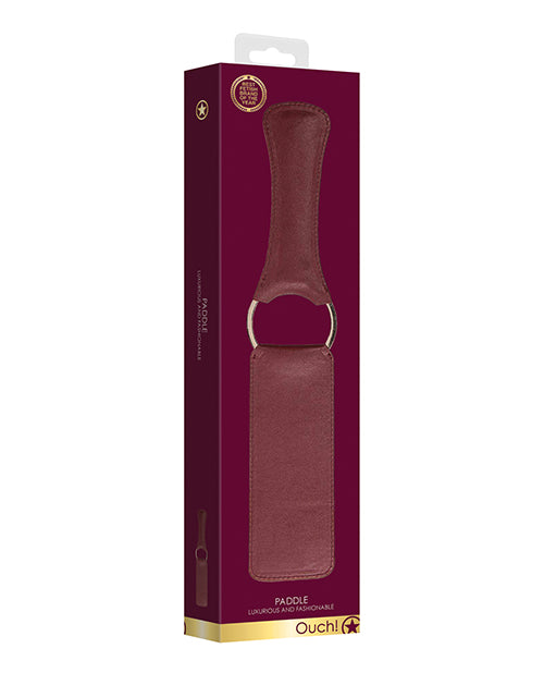 The Soft Hum Shots Ouch Halo Paddle - Burgundy