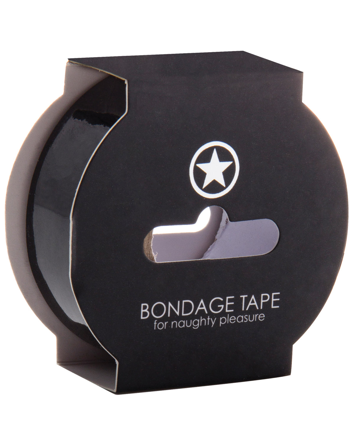 The Soft Hum Shots Ouch Bondage Tape - Black