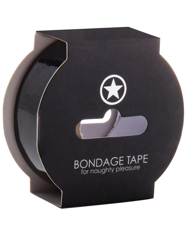 The Soft Hum Shots Ouch Bondage Tape - Black