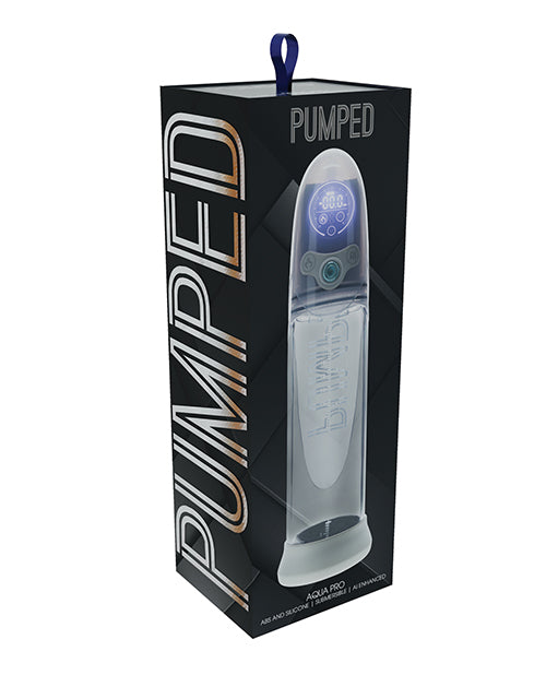 The Soft Hum Shots Pumped Aqua-Pro Penis Pump - Gray