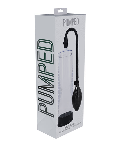 The Soft Hum Shots Pumped Basic Pump 1 Water Resistant Penis Pump - Translucent