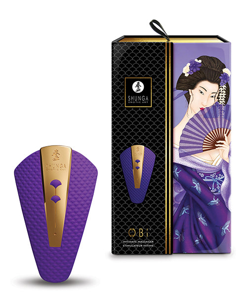 The Soft Hum Shunga Obi Intimate Massager - Purple
