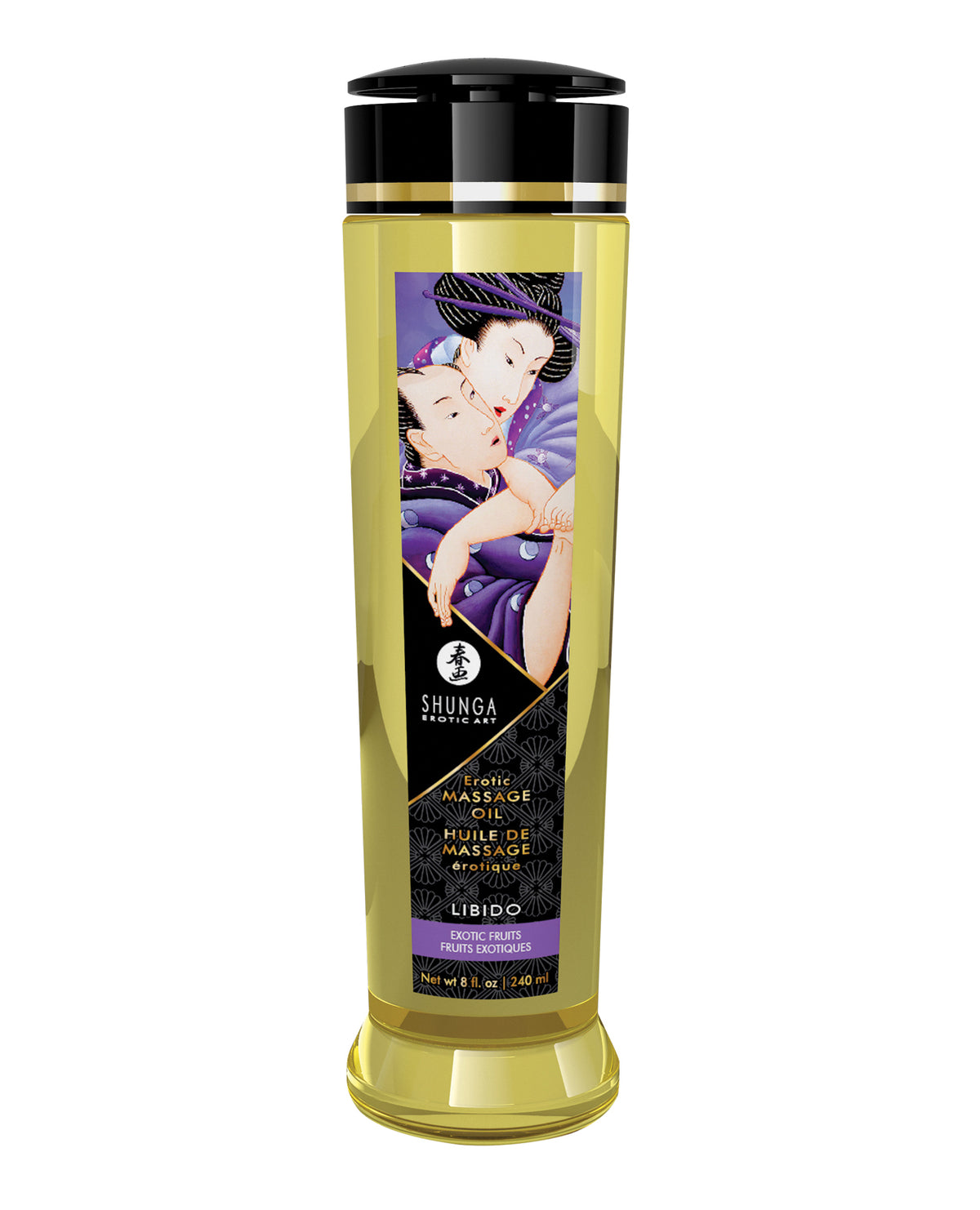 The Soft Hum Shunga Erotic Massage Oil - 8 oz Libido/Exotic Fruits