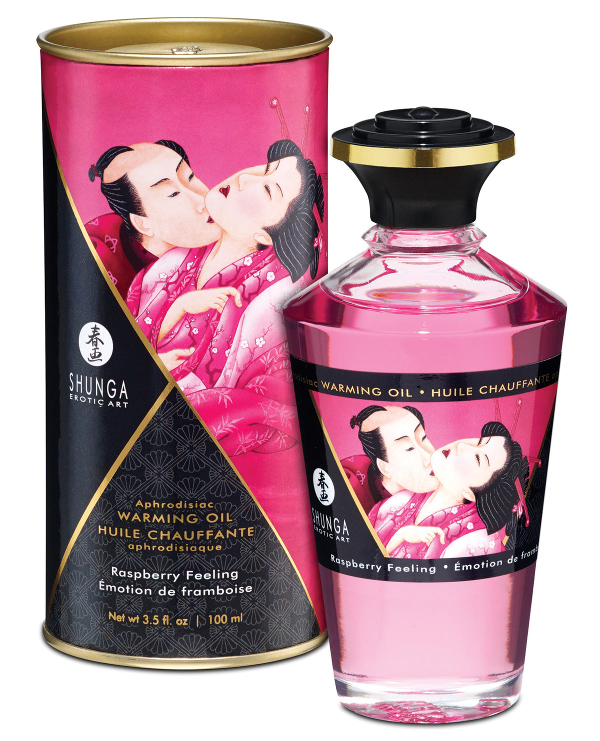 The Soft Hum Shunga Warming Oil - 3.5 oz Raspberry Feeling