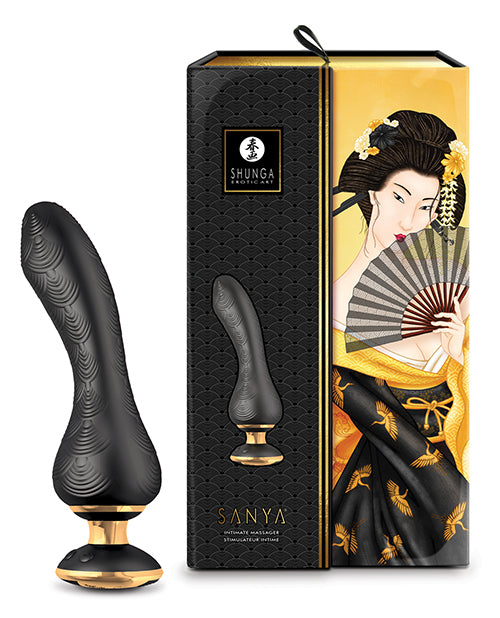 The Soft Hum Shunga Sanya Intimate Massager - Black