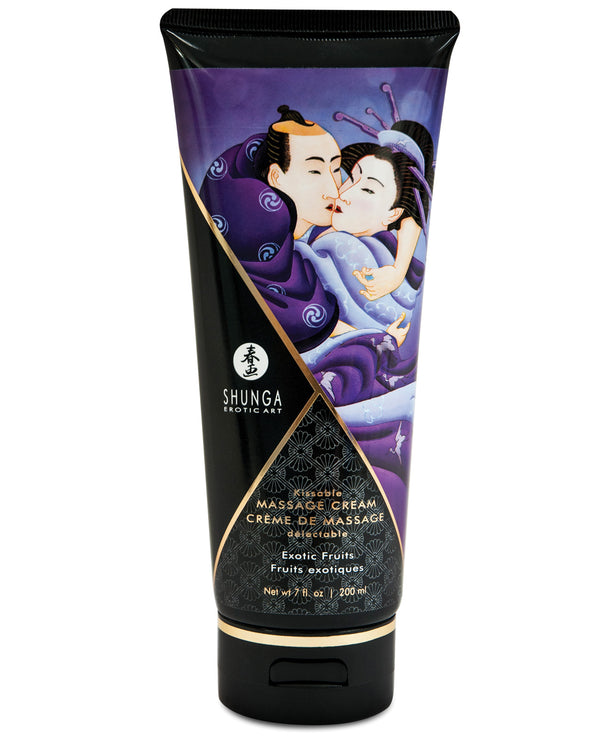 The Soft Hum Shunga Kissable Massage Cream - 7 oz Exotic Fruits