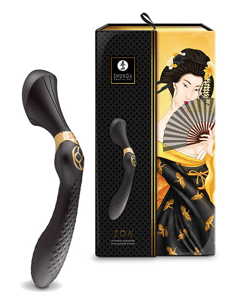 The Soft Hum Shunga Zoa Intimate Massager - Black