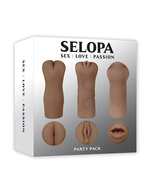 The Soft Hum Selopa Party Pack Strokers - Dark