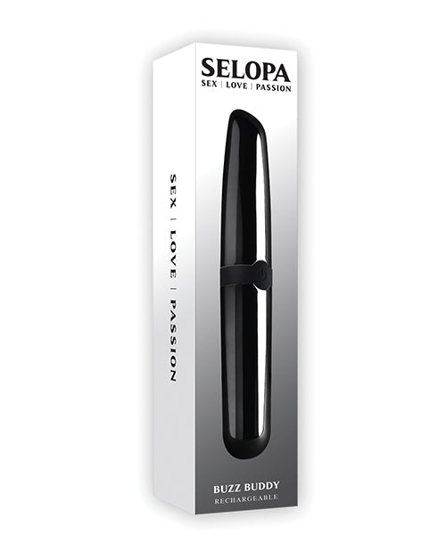 The Soft Hum Selopa Buzz Buddy - Black Chrome