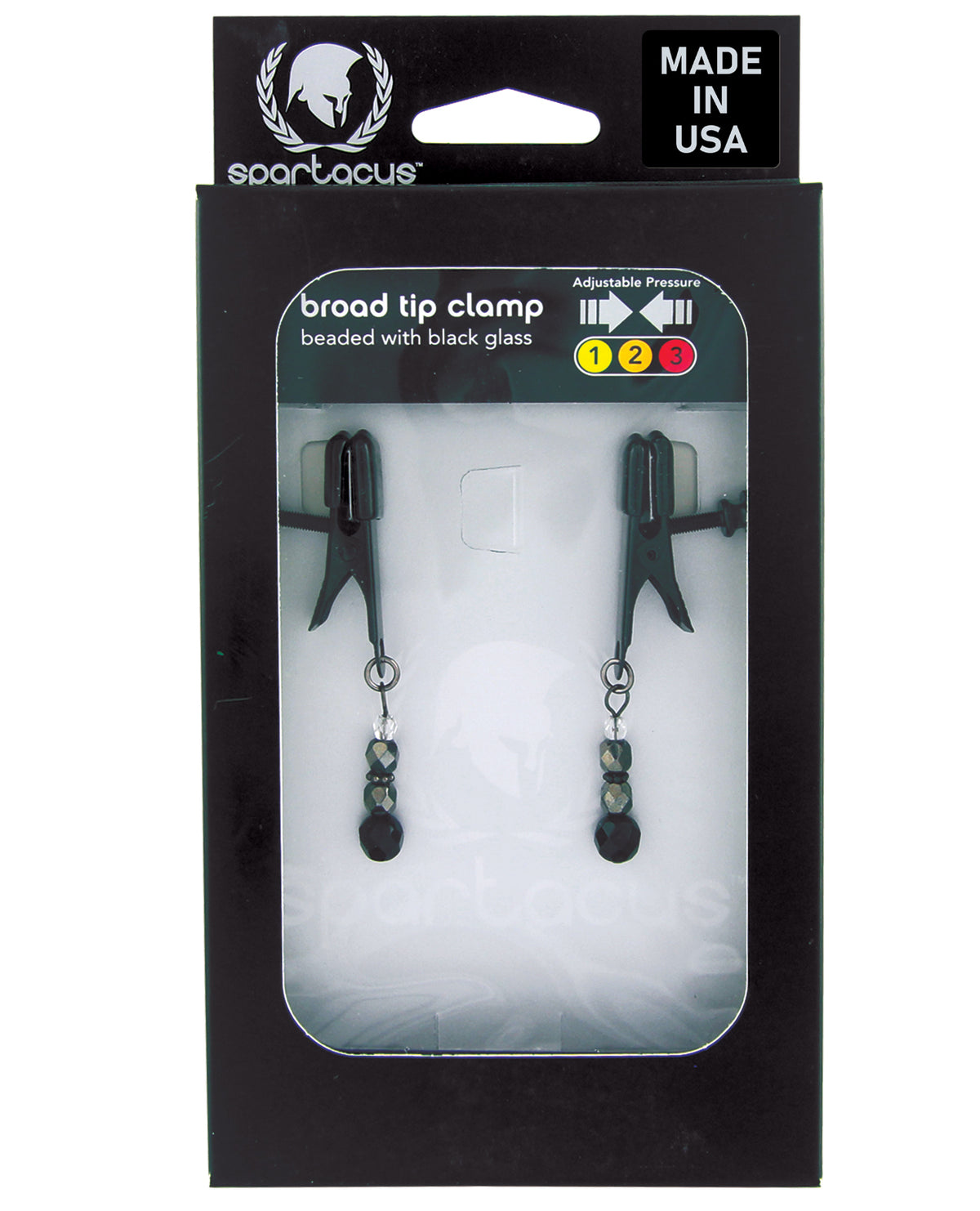 The Soft Hum Spartacus Black Beaded Nipple Clamps