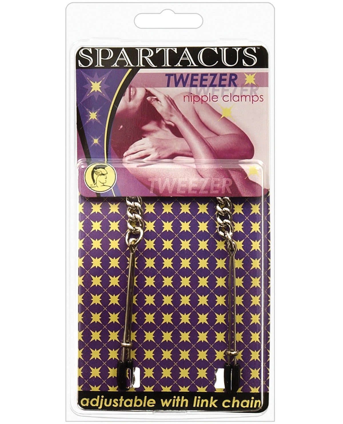The Soft Hum Spartacus Adjustable Tweezer Clamps w/Link Chain