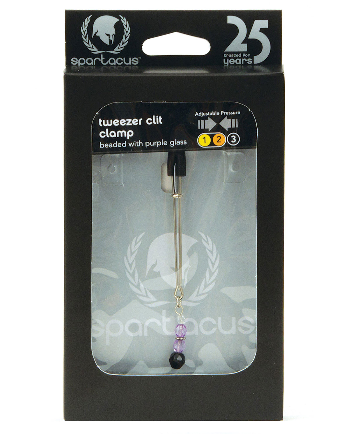 The Soft Hum Spartacus Beaded Clit Clamp - Purple