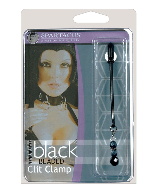 The Soft Hum Spartacus Black Beaded Clit Clamps