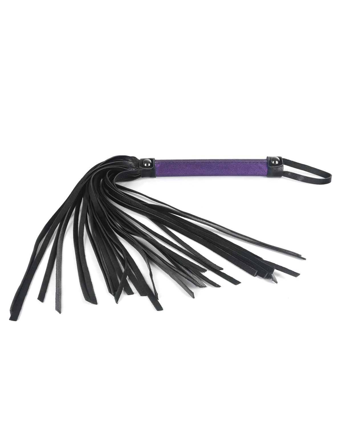 The Soft Hum Spartacus Galaxy Legend Faux Leather Whip - Purple