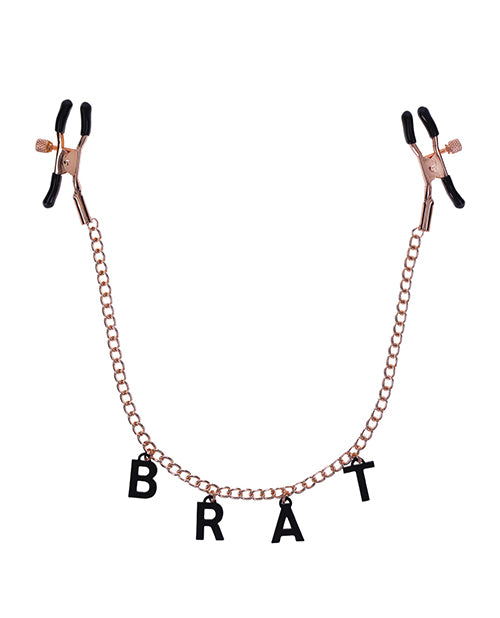 The Soft Hum Sex &amp; Mischief Brat Charmed Nipple Clamps