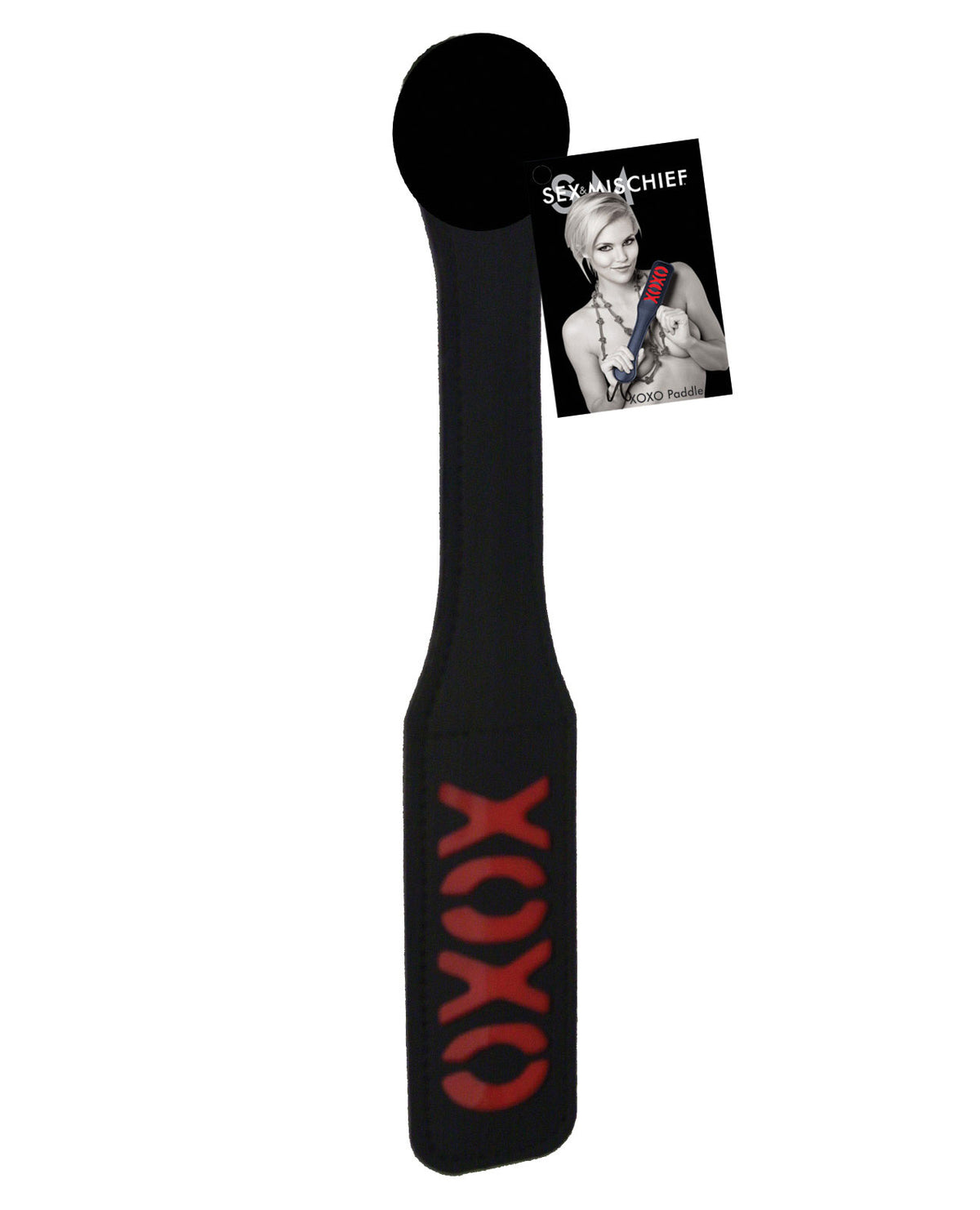 The Soft Hum Sex &amp; Mischief Impressions XOXO Paddle - Black