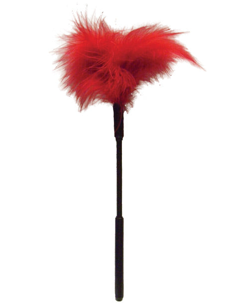The Soft Hum Sex &amp; Mischief Feather Tickler - Red