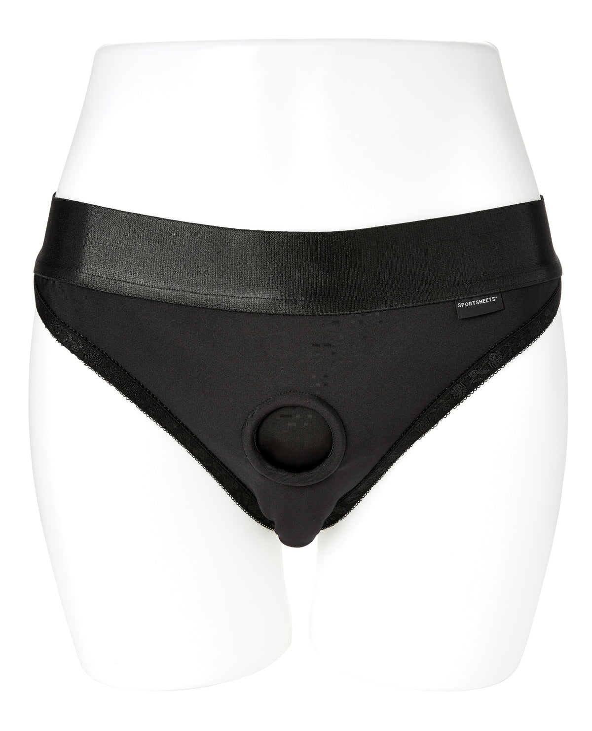 The Soft Hum Sportsheets Em.Ex. Silhouette Harness XX-Large - Black