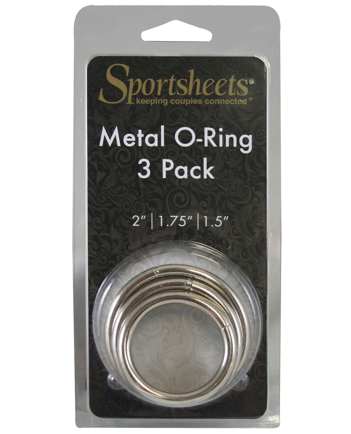The Soft Hum Sportsheets Metal O-Ring - Pack of 3