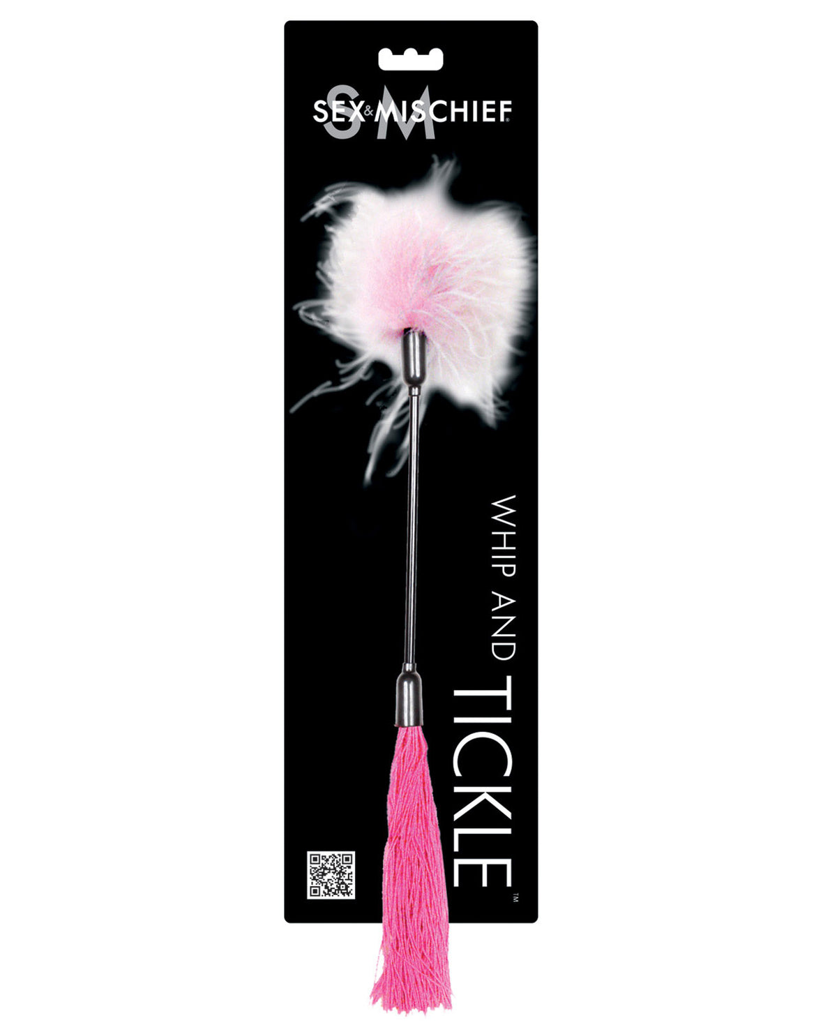 Sex &amp; Mischief Whip &amp; Tickle - Pink/White