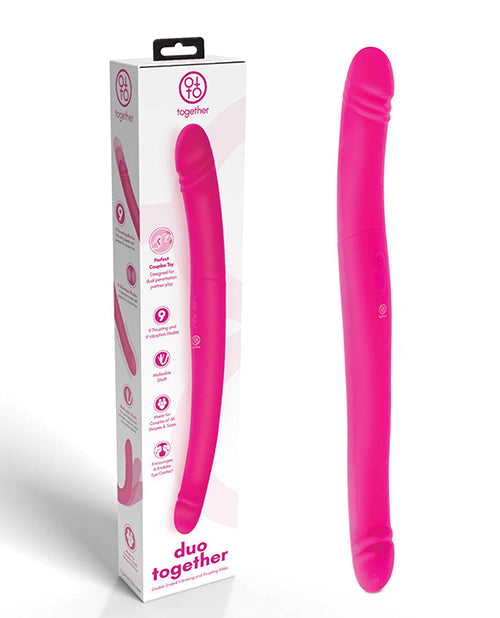 Duo Together Double-Ended Vibrating &amp; Thrusting Dildo