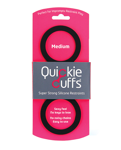 The Soft Hum Quickie Cuffs Medium - Black