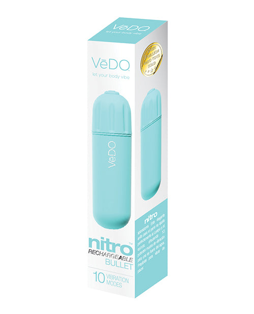The Soft Hum VeDO Nitro Rechargeable Bullet Vibe - Turquoise