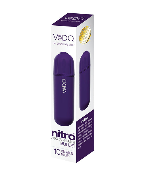 The Soft Hum VeDO Nitro Rechargeable Bullet Vibe - Purple