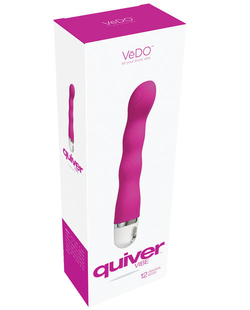 The Soft Hum VeDO Quiver Mini Vibe - Hot in Bed Pink