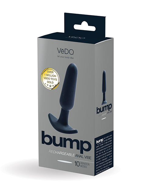 The Soft Hum VeDO Bump Rechargeable Anal Vibe - Just Black