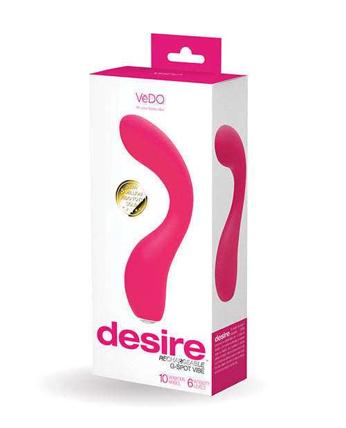 The Soft Hum VeDo Desire Rechargeable G-Spot Vibe - Pink
