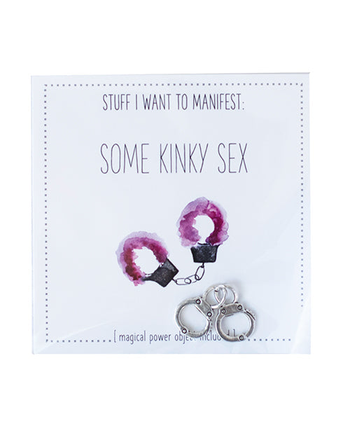 The Soft Hum Warm Human Some Kinky Sex Mini Card &amp; Charm