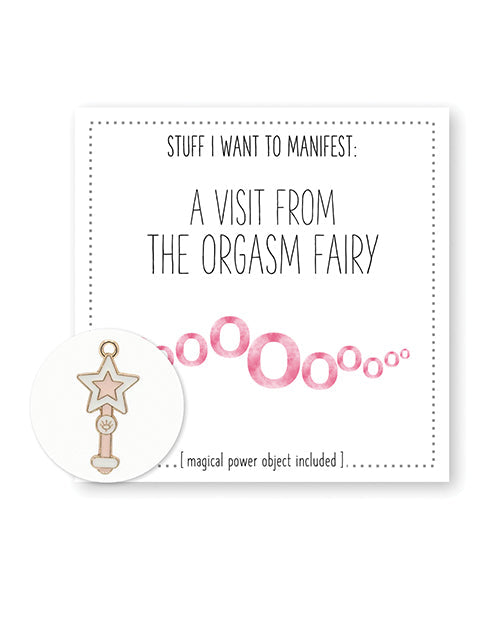 The Soft Hum Warm Human A Visit From The Orgasm Fairy Mini Card &amp; Charm