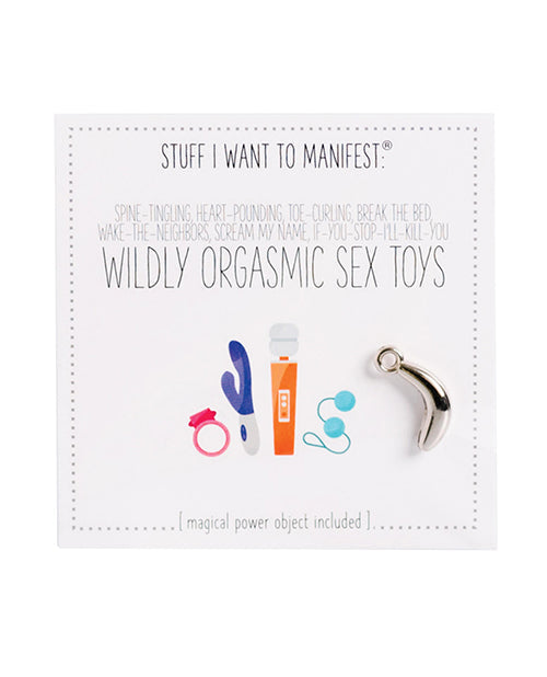 The Soft Hum Warm Human Wildly Orgasmic Sex Toys Mini Card &amp; Charm