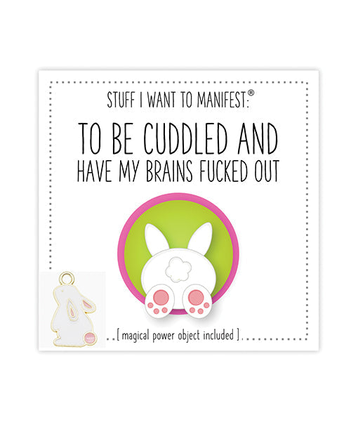 The Soft Hum Warm Human To Be Cuddled + Have My Brains Fucked Out Mini Card &amp; Charm