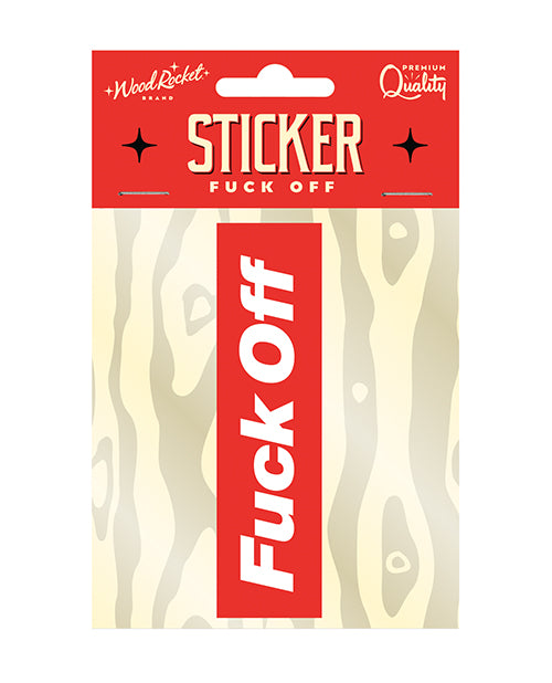 The Soft Hum Fuck Off Sticker