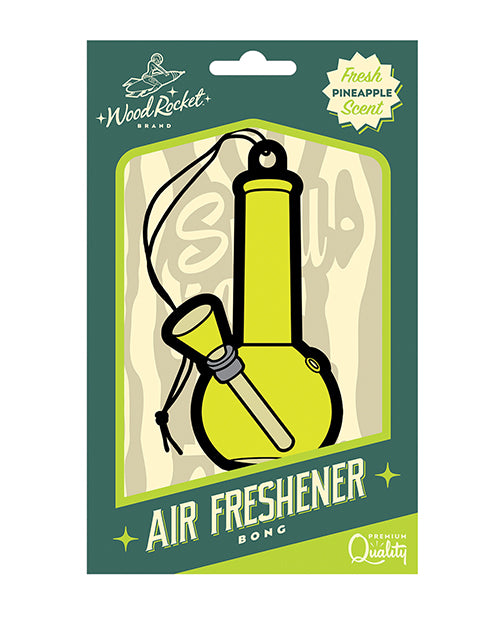 The Soft Hum Wood Rocket Bong Air Freshener - Pineapple