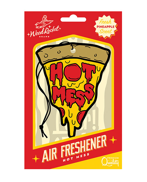 The Soft Hum Wood Rocket Hot Mess Air Freshener - Pineapple