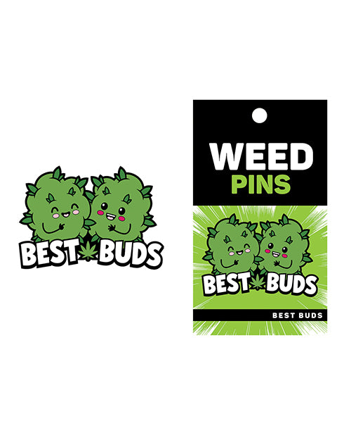 The Soft Hum Wood Rocket Weed Best Buds Pin - Green