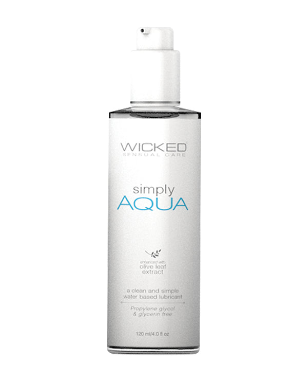 The Soft Hum Wicked Sensual Care Simply Aqua Waterbased Lubricant - 4 oz