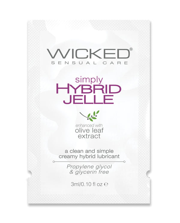 The Soft Hum Wicked Sensual Care Simply Hybrid Jelle Lubricant - .1 oz