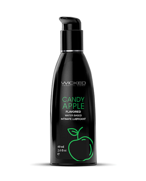 The Soft Hum Wicked Sensual Care Aqua Waterbased Lubricant - 2 oz Candy Apple