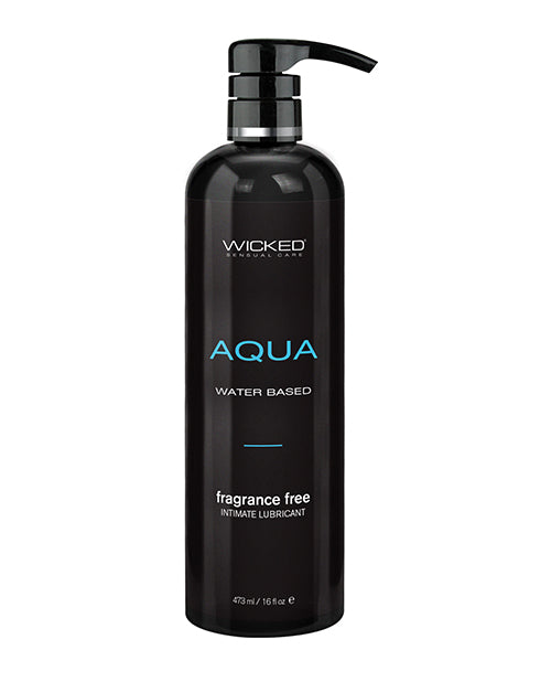 The Soft Hum Wicked Sensual Care Aqua Waterbased Lubricant - 16 oz Fragrance Free