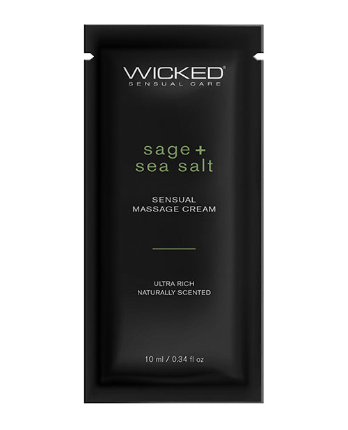 Wicked Sensual Care Sage &amp; Sea Salt Massage Cream - .34 oz