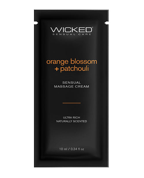 Wicked Sensual Care Orange Blossom &amp; Patchouli Massage Cream - .34 oz