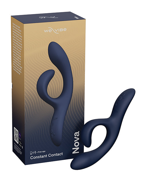 The Soft Hum We-Vibe Nova 2 Flexible Rabbit - Midnight Blue