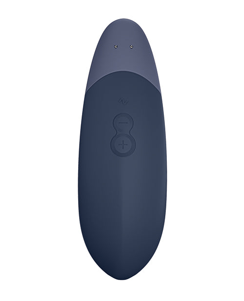 The Soft Hum Womanizer Vibe Silent Stimulator - Dark Blue
