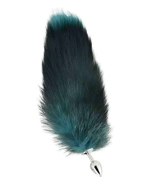 Fox Tail Small Plug - Teal
