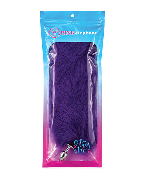 Fox Tail Large Plug - Bright Purple