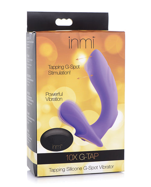 The Soft Hum Inmi 10x G-Tap Tapping Silicone G Spot Vibrator - Purple
